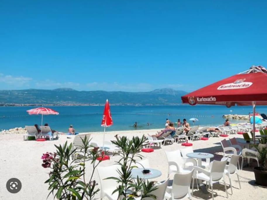 Luxury Villa Lana Apt, Seaview Terrace, Large Outdoor Space, Bbq Trogir Exterior photo